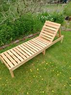 Ligbed massief douglas nieuw in doos., Tuin en Terras, Ophalen, Nieuw, Hout, Verstelbaar