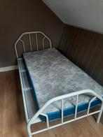 Eénpersoonsbed, Huis en Inrichting, Ophalen, 90 cm, Eenpersoons, Wit