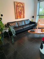 Leolux Antonia Lederen bank - eerst kijken voor bieden oké, Ophalen, Strak modern, Gebruikt, Rechte bank