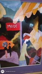 Reproductie August Macke - Fashion store, Ophalen of Verzenden, Minder dan 50 cm, Schilderij, Minder dan 50 cm