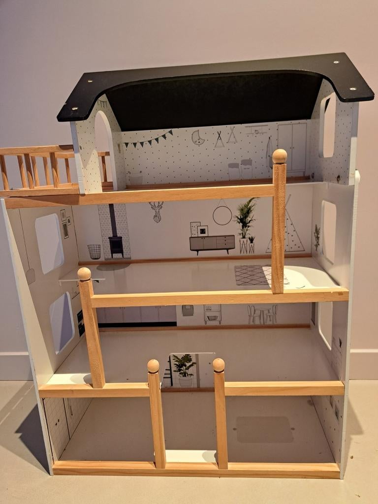 Petite Amélie XL Poppenhuis La Maison d’Amélie met meubels, Ophalen, Gebruikt, Poppenhuis