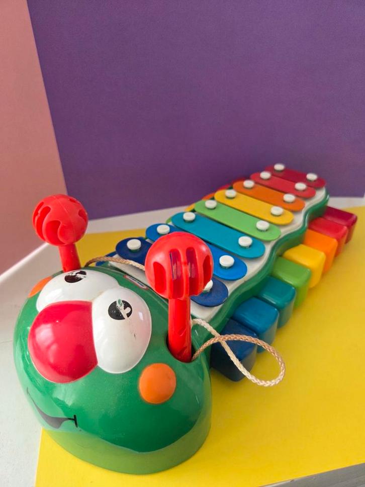 Litle tikes Vrolijke rups xylofoon voor baby's!, Kinderen en Baby's, Speelgoed | Babyspeelgoed, Gebruikt, Overige typen, Met geluid