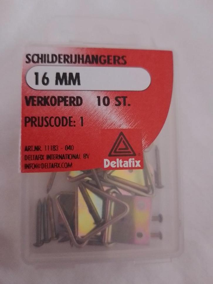 doosje schilderij hangers, Huis en Inrichting, Woonaccessoires | Wanddecoraties, Nieuw, Verzenden