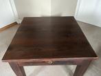 Houten teaktafel met lade teak tafel, Ophalen, Gebruikt, 50 tot 100 cm, Minder dan 50 cm