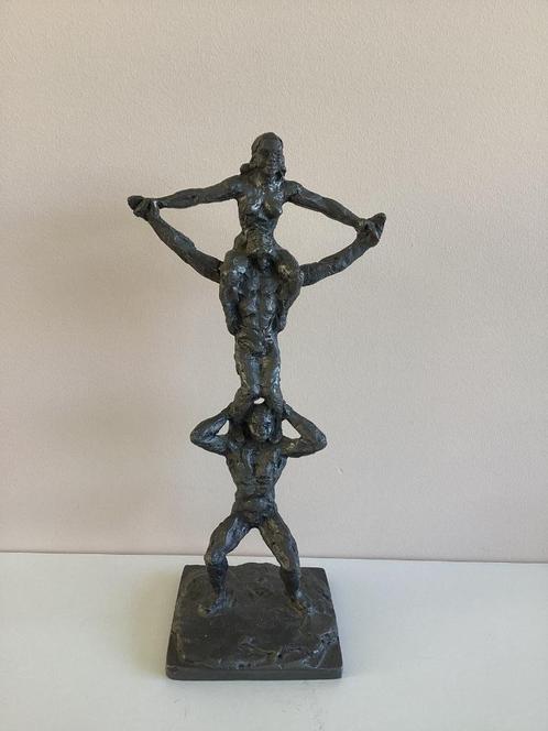 Tinnen sculptuur /beeldje van Marijke A Deege, Antiek en Kunst, Kunst | Beelden en Houtsnijwerken, Ophalen of Verzenden