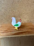 Vogel haan (2 nagels afgebroken) hxbxd 2.5x2.3x1.2cm - glas, Ophalen of Verzenden, Zo goed als nieuw, Poppenhuis