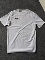 Nike shirt maat 147-158 dry fit wit zwart tshirt T-shirt, Ophalen of Verzenden, Zo goed als nieuw, Shirt of Longsleeve, Nike