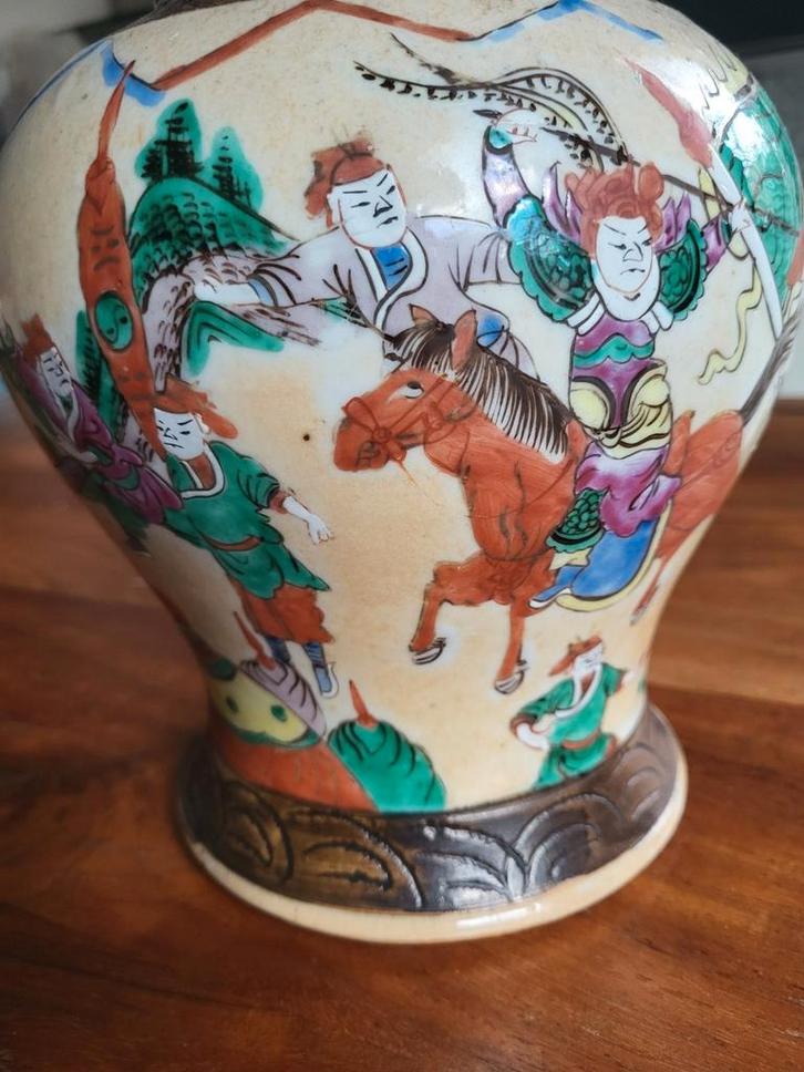 Antieke Chinese Vaas met Deksel, Antiek en Kunst, Antiek | Keramiek en Aardewerk, Ophalen of Verzenden