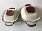 Vintage jaren 60 super-kat holland emaille pannetjes, Ophalen of Verzenden, Overige materialen