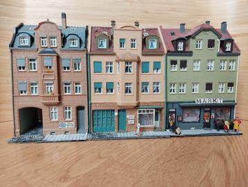 3 x woonhuis H0 winkel trein Märklin Fleischmann Trix Roco  beschikbaar voor biedingen