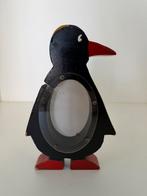 Vintage houten pinguïn spaarpot / decoratie (22 cm), Ophalen of Verzenden, Zo goed als nieuw, Metaal of Blik