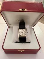 Cartier Tank MC Automaat - Uitstekende Staat!, Sieraden, Tassen en Uiterlijk, Horloges | Heren, Overige merken, Leer, Staal, Polshorloge