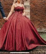 Te koop: hennajurk 1 x gedragen, Kleding | Dames, Trouwkleding en Trouwaccessoires, Ophalen, Zo goed als nieuw, Rood, Trouwjurk