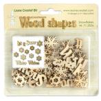 Leane Creatief Wood shapes snowflakes (sneeuwvlokken) 42 stu, Hobby en Vrije tijd, Scrapbooking, Nieuw, Overige merken, Ophalen of Verzenden