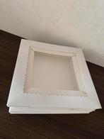 Taartdoos met luifel - 30x30x20 cm, Ophalen of Verzenden, Nieuw, Taarten, Serveervorm