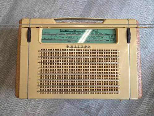 PHILIPS L3X80T transistorradio uit 1958, Antiek en Kunst, Antiek | Tv's en Audio, Ophalen of Verzenden