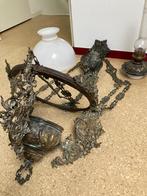 Antieke olielamp, Antiek en Kunst, Ophalen