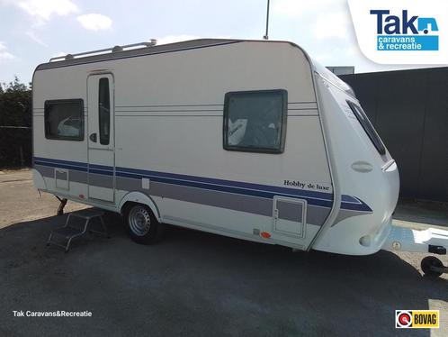 Hobby De Luxe 460 UFE Met nieuwe voortent, Caravans en Kamperen, Caravans, Bedrijf, tot en met 4, 1000 - 1250 kg, Rondzit, Hobby