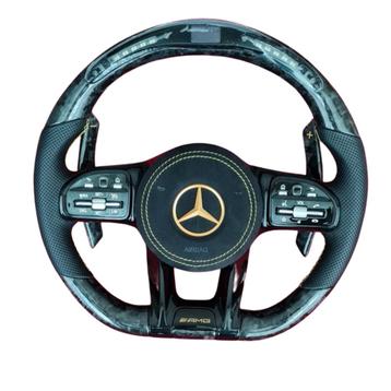 Mercedes AMG sport stuur, led met leder /  forged carbon beschikbaar voor biedingen