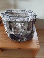 Basil Fietstas Boodschappen Grijs Bloemen, Fietsen en Brommers, Ophalen of Verzenden, Gebruikt, Basil