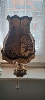 Vintage lamp 25 cm doorsnee en 47 cm, Ophalen of Verzenden, Zo goed als nieuw