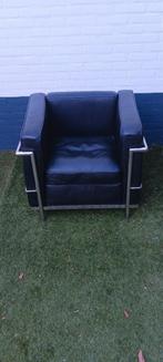 CASSINA LC2 LE CORBUSIER  ICONISCHE DESIGN FAUTEUIL ZWART, Ophalen of Verzenden