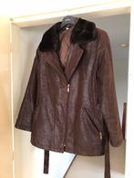 Bruine  jas mt 42. Z.g.a.n., Ophalen of Verzenden, Zo goed als nieuw, Maat 42/44 (L), Bruin