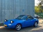Mazda MX-5 1.6i-16V / Mariner Blue / KMteller / Roestvrij &, Gebruikt, Zwart, 4 cilinders, Cabriolet