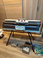 Breimachine dubbel beds, Ophalen, Gebruikt, Breien, Machine