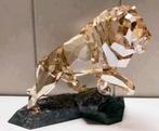 Swarovski Leeuw golden shadow, Ophalen of Verzenden, Zo goed als nieuw, Figuurtje