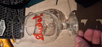 Duvel Moortgat glas met achter opdruk (4925) beschikbaar voor biedingen
