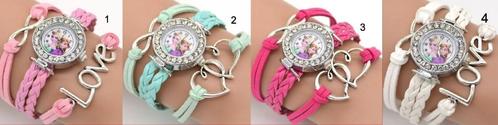 Mooie FROZEN - ELSA & ANNA horloge/armband voor € 9,95 p/st., Sieraden, Tassen en Uiterlijk, Horloges | Kinderen, Nieuw, Verzenden