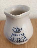 J.F. Tack azijn kan 6,5 x 8cm Anno 1819 A'dam vintage gaaf!, Antiek en Kunst, Antiek | Keramiek en Aardewerk, Ophalen of Verzenden