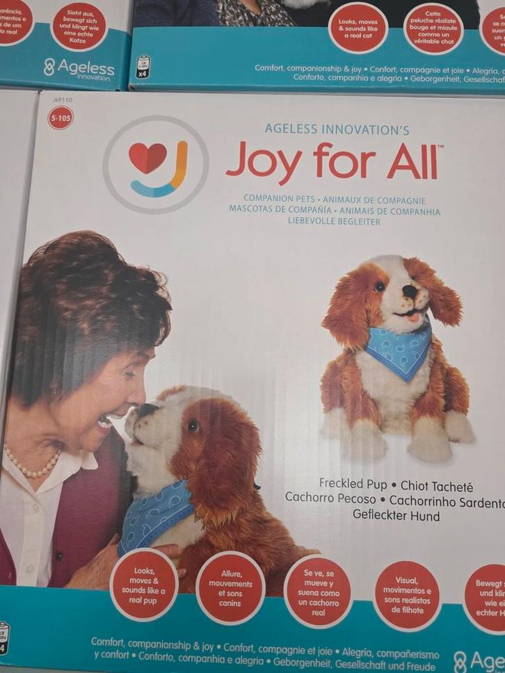 Joy for All Dementiehond - Knuffelrobot, Kinderen en Baby's, Speelgoed | Babyspeelgoed, Nieuw, Overige typen, Met licht, Met geluid