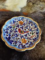 Uniek Handgeschilderd Keramiek Schoteltje ASSISI Vogel, Antiek en Kunst, Ophalen of Verzenden