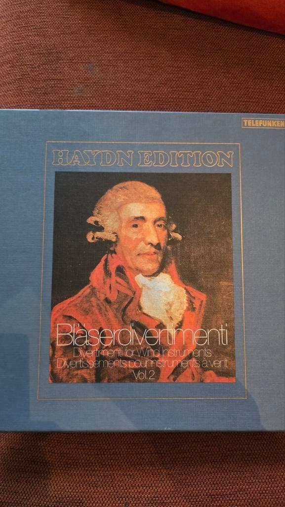 Haydn Edition - Bläserdivertimenti Vol. 2 - Telefunken LP, Cd's en Dvd's, Vinyl | Klassiek, Zo goed als nieuw, Classicisme, Kamermuziek