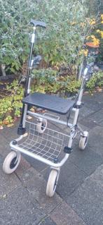 Rolator met wandelstok, Diversen, Rollators, Ophalen, Zo goed als nieuw