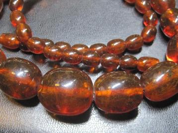 Vintage barnsteen amber ketting collier %100 natuurlijk 73g beschikbaar voor biedingen