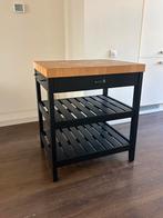 IKEA vadholma keukeneiland, Ophalen, Gebruikt, Zwart, 50 tot 100 cm