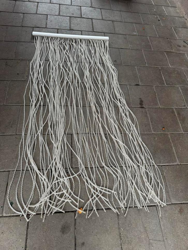 3x vliegendeur/Gordijn - Wit, Tuin en Terras, Tuinpoorten, Gebruikt, Looppoort, Kunststof, Minder dan 100 cm, 200 cm of meer, Ophalen of Verzenden