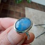 Mooie nieuwe zilveren ring met ovale Labradoriet mt 16, Nieuw, Blauw, Met edelsteen, Ophalen of Verzenden