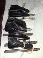 3 Paar leren noren schaatsen - Maten 39, 42, 44, Ophalen, Gebruikt, Noren, Overige merken