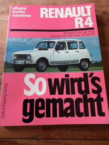 Vraagbaak Renault 4 "so wird's gemacht" beschikbaar voor biedingen