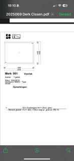Buitenkozijn 2090x1600mm wit incl HR++ ruit, Doe-het-zelf en Verbouw, Glas en Ramen, Ophalen, Gevelraam of Ruit, 120 tot 160 cm