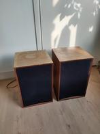 Gave vintage IMF electronics Super Compact speakers., Audio, Tv en Foto, Luidsprekers, Ophalen, Gebruikt, Front, Rear of Stereo speakers