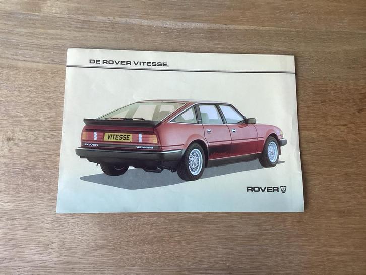 Rover Vitesse Brochure met kleurenkaart, Boeken, Auto's | Folders en Tijdschriften, Ophalen of Verzenden