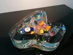 Schaal Glas Transparant Peter Bruers Design Amoeba Murano, Antiek en Kunst, Antiek | Glas en Kristal, Ophalen of Verzenden