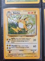 Raichu 14/102 Base Set, Ophalen of Verzenden, Zo goed als nieuw, Losse kaart