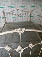 Antistatisch.spijlen bed.140-200, Huis en Inrichting, Tweepersoons, Zo goed als nieuw, Metaal, Brocante