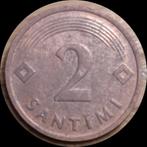 46# Letland 2 Santimi 1992 km21, Ophalen of Verzenden, Overige landen